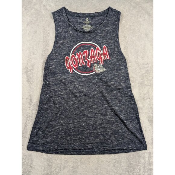 Colosseum Tops - Gonzaga University Colosseum Tank Top Womens Size Large Blue College Teamwear